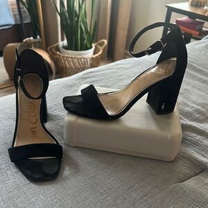 Sam Edelman Black Block Heel Sandals